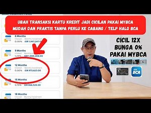 Tutorial: Convert BCA Credit Card Transactions into Installments via MyBCA - Easy & Practical - 0...