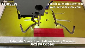 Automatic Shoes Upper Pattern Sewing Machine Foxsew FX3020S FOXSEW SEWING MACHINES | Foxsew Sewing Machines