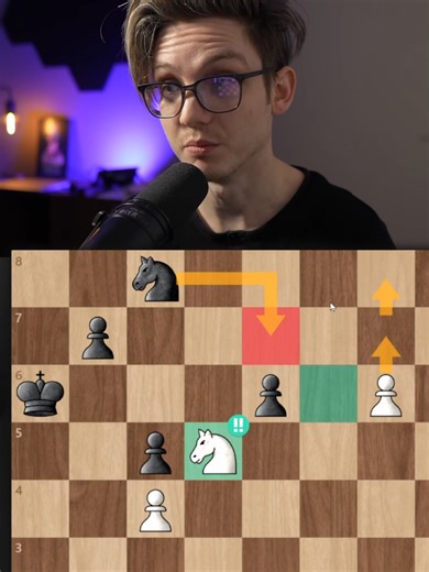 Precise Chess Endgame: The Only Winning Knight Move
