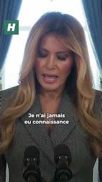 In a surprise appearance, Melania Trump denies any connection to Jeffrey Epstein's crimes