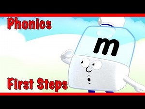 Meet The Alphablocks - "M" Munching Everything (Red Learning Level Step 2)
