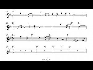 Chet Baker - Sweet Georgia Brown Transcription
