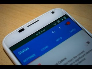 Cómo personalizar la barra de estado en Android (sin root)