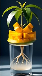 Mango Seed Split & Real Growth Timelapse in Water | 4K Macro | GrowVista Time-lapse