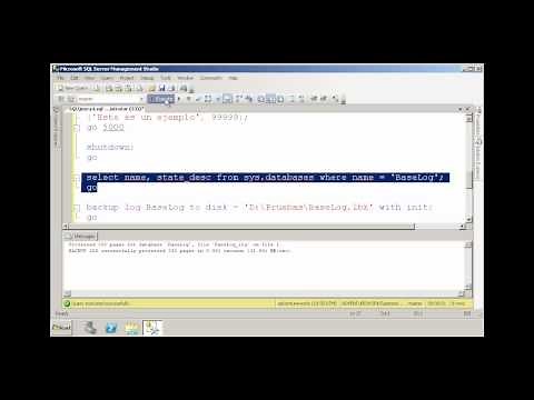 Respaldar y restaurar base de datos en SQL Server 2008 R2