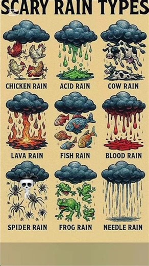 Scary Rain Type#shorts