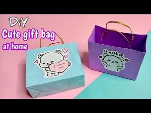 Paper Gift Bag Tutorial- Origami Paper Box- How to Make Paper Bag- Diy Paper Gift Bag
