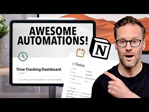 Your New Notion Setup With Notion Automations! + Time Tracking Template