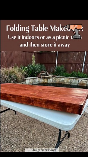 DIY Folding Table Makeover: Easy Storage Solution