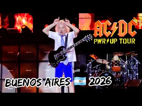 You Can Feel It In The Air As AC/DC Take Over Buenos Aires ⚡ | Power Up Tour 2026