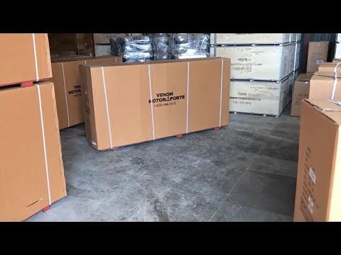 Venom 250cc x22GT Unboxing Video Automatic Motorcycle Full Size - 1-855-984-1612