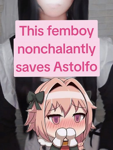 Femboy Saves Astolfo in Epic Anime Scene