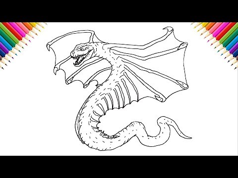 How to Draw Warbat from Godzilla vs Kong Step by Step