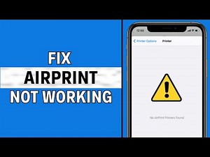 AirPrint Not Working After iOS Update (FIXED)