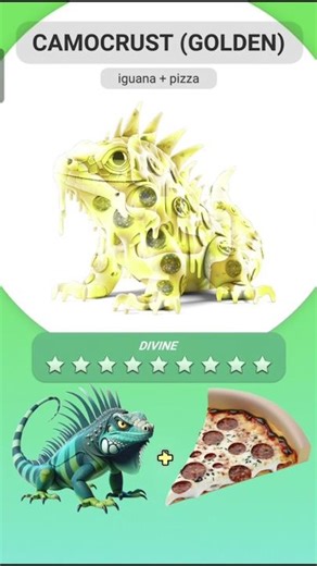 Animash Gameplay | CAMOCRUST (GOLDEN) #shorts #transformation #iguana #pizza