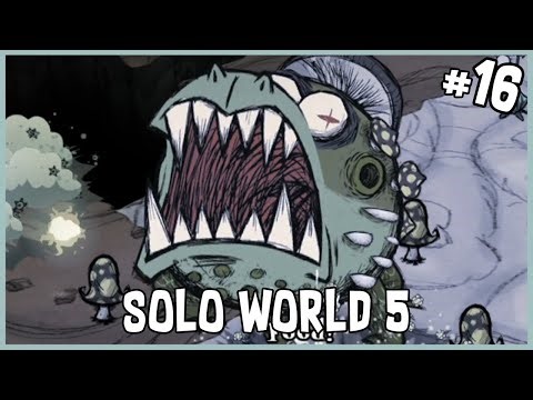 The Misery Toadstool Battle & Facing The Twins | Don't Starve Together - Solo World 5 (#16)