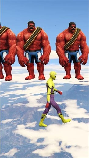 GTA 5 Epic Water Ragdolls Spiderman Jump/Fails Ep #shorts