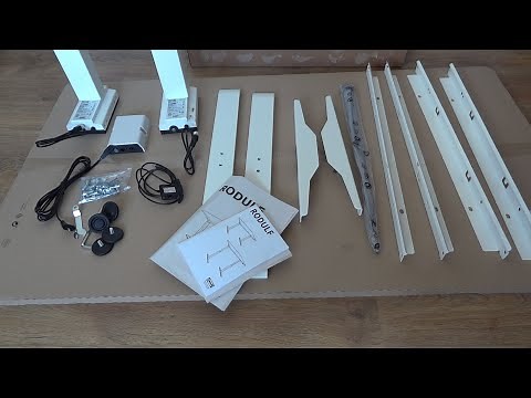 Ikea Rodulf standing desk assembly