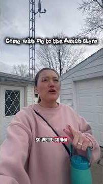 Amish store run for eggs, milk and salt! #countryliving #amish #groceryhaul #momlife