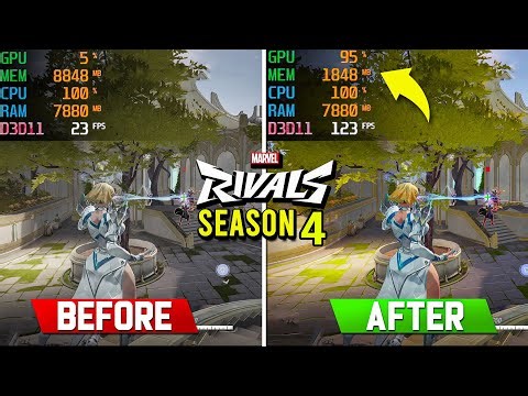 Fix Lag, Stutters & FPS Drops in Marvel Rivals Season 4! FPS BOOST