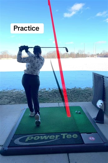 After my lessons with students, I always work on my game ⛳️ #GolfWithTammy #golfcoach #DetroitGolf #girlsgolf #lpga