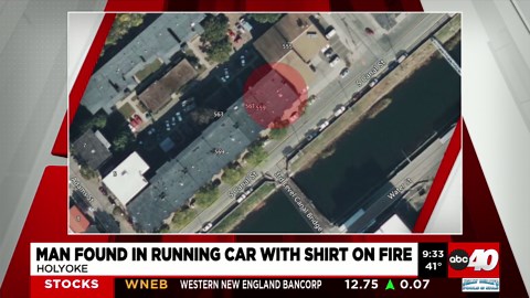 Police catches sleeping driver caught on fire
