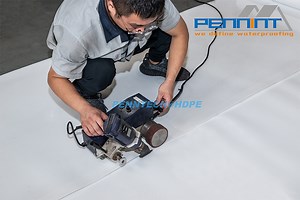 [Hot Item] HDPE Pre-Applied Membrane with Granule Coating / Plain Surface