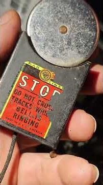 Marx 418 crossing sign refurbish