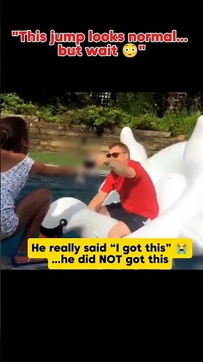 EPIC Pool Jump FAIL 😱💀 (Gone Wrong!)