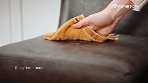 ALPHA HOME 24 Inch Bar Stools Set of 4, Kitchen Counter Stools with Backs, PU Leather Barstools, Kitchen Stools with Back&Upholstered Footrest, Sturdy Chromed Metal Steel Frame, Brown