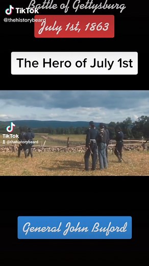 General John Buford saved the Union. I wish lived long enough to write a memoir.#history #historytime #gettysburg #historybuff #gettysburgpa #1863