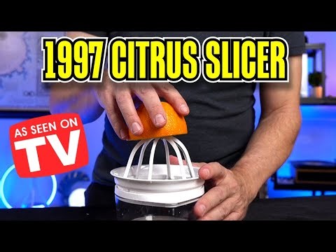 Testing a 1997 As Seen on TV Citrus Slicer: Will it Work?