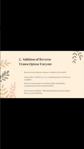 🧬 cDNA Synthesis Explained in 3 Simple Steps! | Part 1 #BiotechShorts