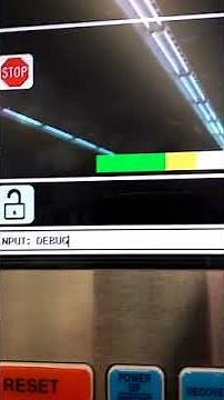 Haas debug mode 1st step after battery replacement