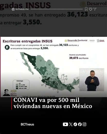 CONAVI aims for 500,000 new homes in Mexico