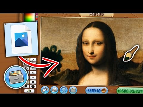 How To Make PICTURES into MASTERPIECES on Animal Jam!?