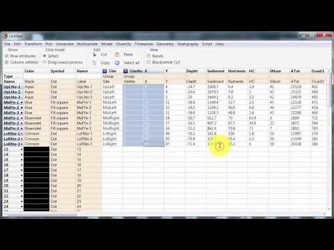 SIMPER, ANOSIM in PAST 3