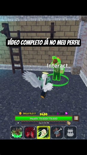 VÍDEO COMPLETO JÁ ESTÁ NO MEU PERFIL #boss #bloxfruits #roblox #farm #gameplay #key #sorte #viral