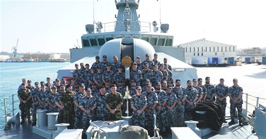 'It's almost like a furnace': Irish Navy work through intense heat on Mediterranean mission