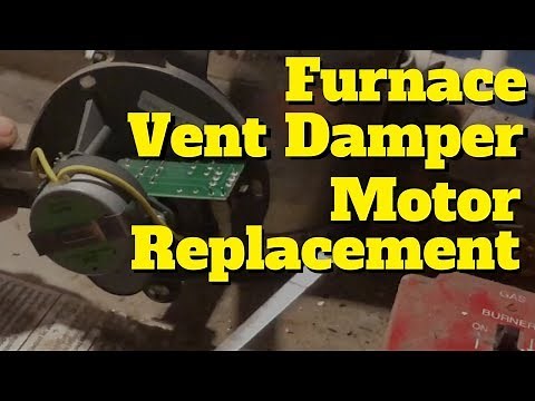 Replacing the FieldControls Model GVD-6 Damper Vent Motor