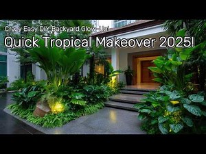 QUICK TROPICAL BACKYARD UPGRADES: 5 DIY PROJECTS FOR YOUR WEEKEND 2025!
