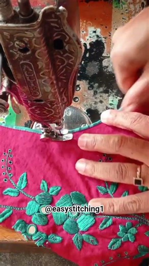 beautiful neck design stitching tutorial #neckdesignscutting #nightdresscuttingandstitching