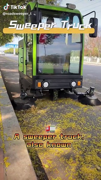 Our sweeper is equipped with a powerful cleaning system, just like a magical vacuum cleaner, which can easily suck away all kinds of garbage and dust.#Sweepingvehicle#Sweepertruck#Sweepingvehiclemanufacturer