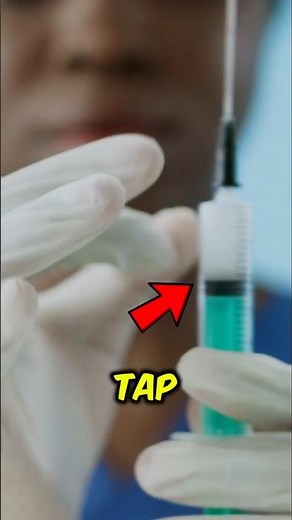 Why Doctors ALWAYS Tap a Syringe Before an Injection 💉