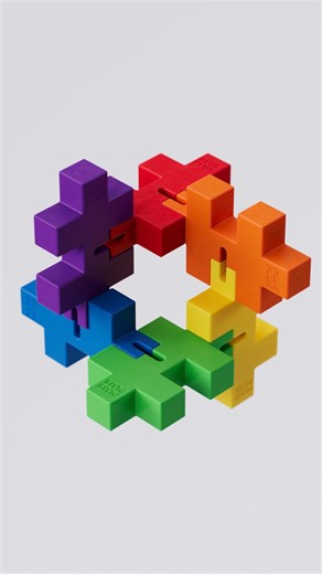 Set play free with HEXEL, our new fidget toy designed for hands of all sizes. Pocket-friendly and portable for anytime fidgeting at your fingertips🙂 HEXEL consists of 6 BIG pieces interconnected by an elastic cord, enabling you to bend, twist, and connect to create mesmerizing forms. Available in 3 color combinations - Spectrum, Waterfall, and Bubblegum - that you can seamlessly integrate for added vibrancy. Pretty cool, right? #plusplustoy #flexyourhexel #freeplay #creativeplay #setplayfree #f