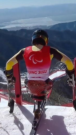 Paralympics on Instagram: "The final moments before take off.🎿 This is us heading full speed into the weekend. ⚡️ Accessible description: 4 x Paralympic champion @annalena.forster competing in Para Alpine skiing Giant Slalom in the sit ski. She shuffles in the ski at the top of the mountain, and then takes off on the fast descent at full speed. We cannot confirm nor deny that this is the noise Anna-Lena makes. #Paralympics #ParaAlpine #Skiing #ParaAlpine #SitSki #WinterParalympics"