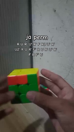 Rubik's Cube Tutorial: Ja Perm Algorithm