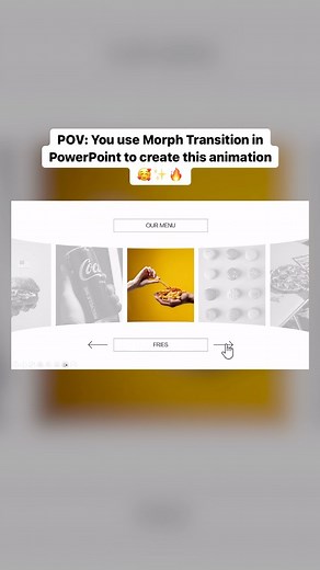 Gemo Edits | POV: You use Morph Transition in PowerPoint to create this animation 🔥✨ #powerpoint #ppt #animation #tutorial | Instagram