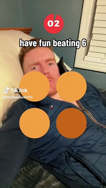 Fun Bed Challenge with Colorful Circles