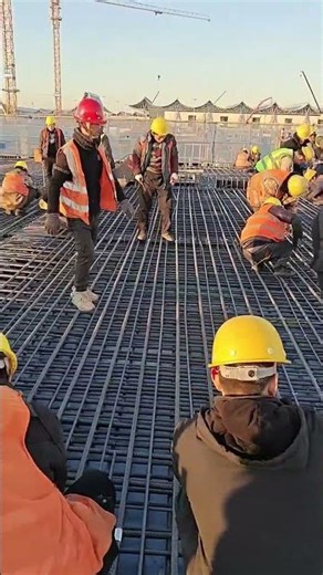 Slab rebar Arrangements #construction #engineering #shorts